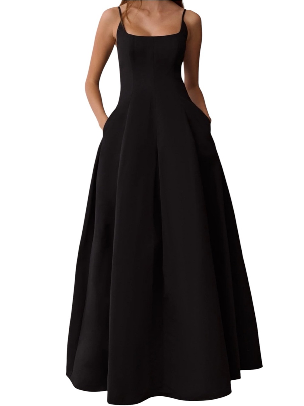 Few Moda o.p.t. Ziva Dress Ballgown Black Structured Sleeveless NWT